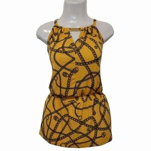 Michael Kors - Chain-Link Sleeveless Peplum Blouse